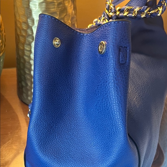 Marc New York Cobalt Blue Tote with Chain Details - Picture 5 of 13